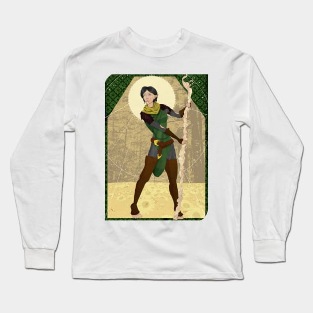 Lady Daisy Long Sleeve T-Shirt by georgiagoddard